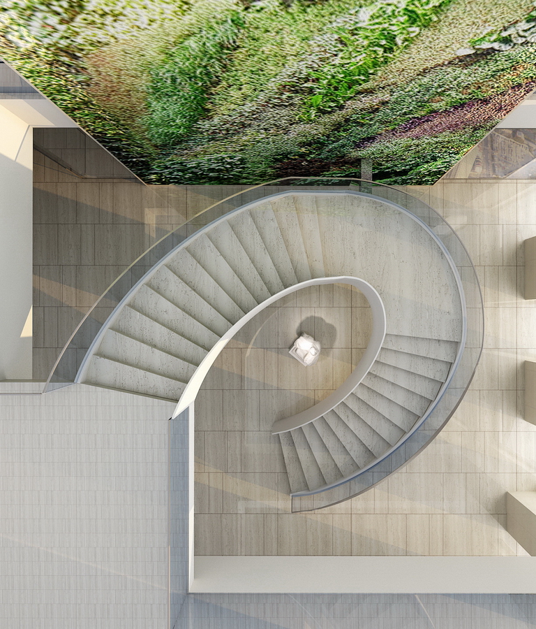 盛源集團辦公樓空間設計 樓梯效果圖-pc