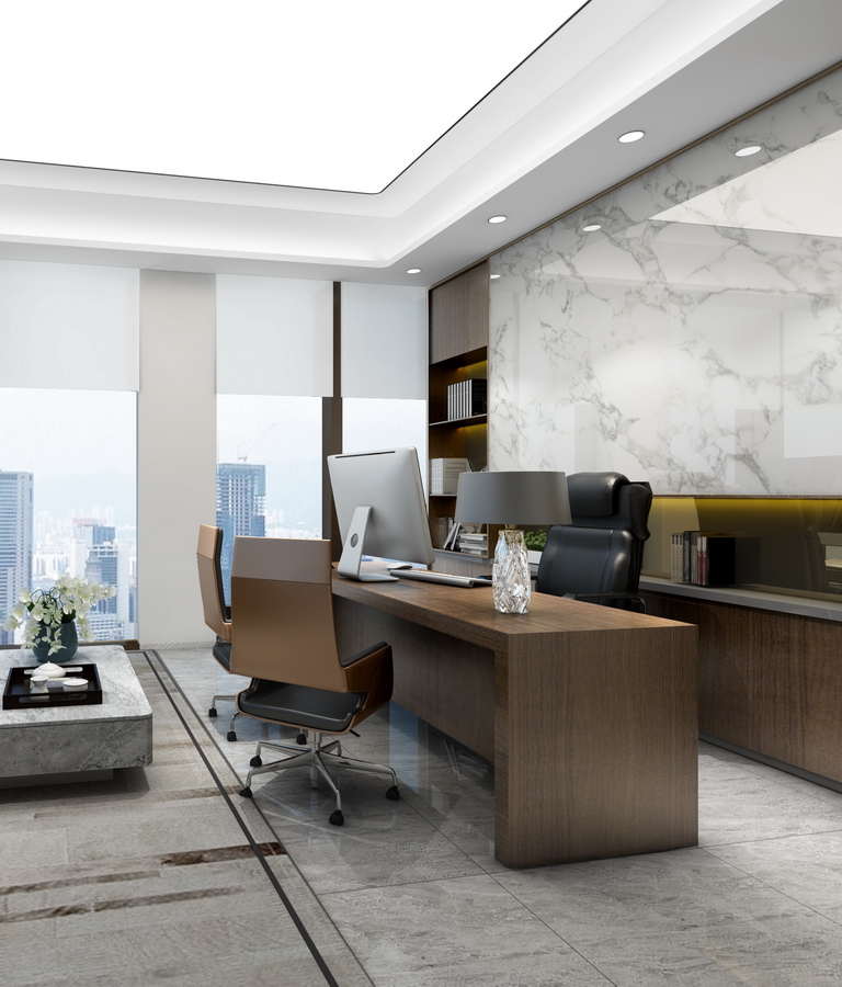 財(cái)通證券寫(xiě)字樓裝修-總經(jīng)理室-pc