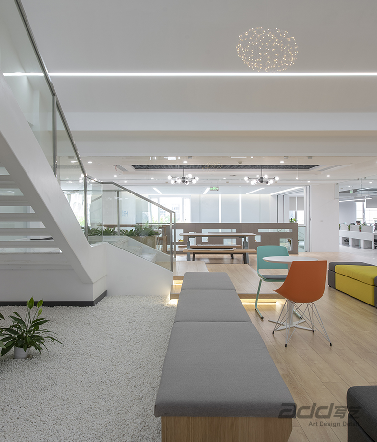 明源云辦公樓設計裝修 休閑茶水區 -pc